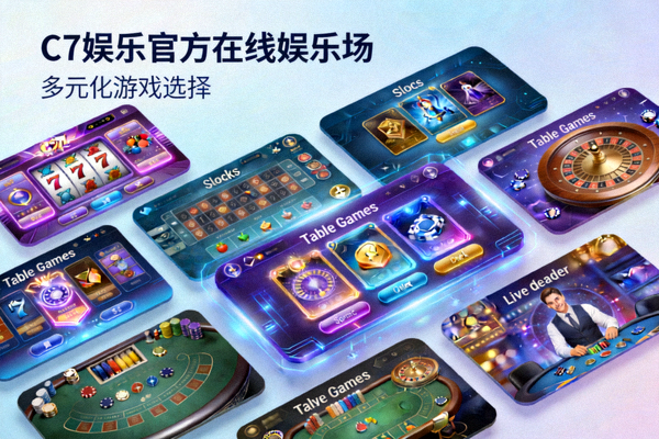 C7娱乐官方在线娱乐场提供的多元化游戏选择展示画面