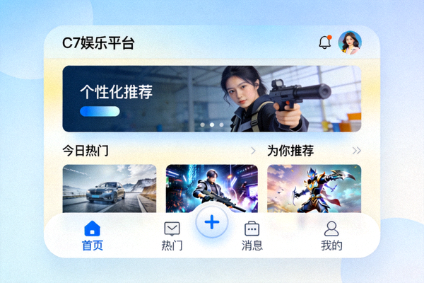 C7娱乐平台简洁易用的个性化用户操作界面