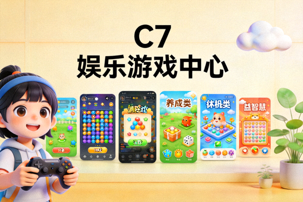 C7娱乐游戏中心轻松休闲类游戏场景预览图