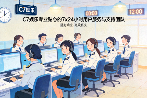 C7娱乐专业贴心的7x24小时用户服务与支持团队