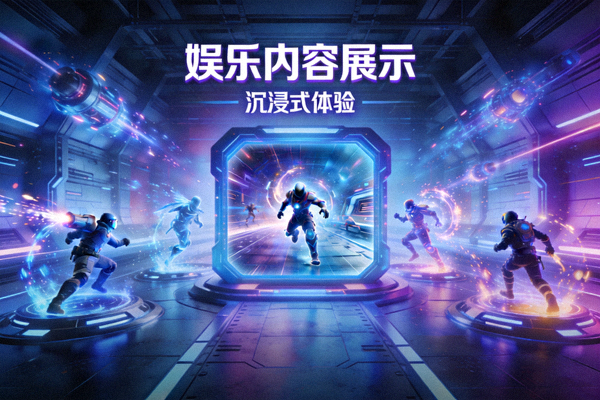 呈现高清渲染与沉浸式视觉效果的娱乐内容展示图